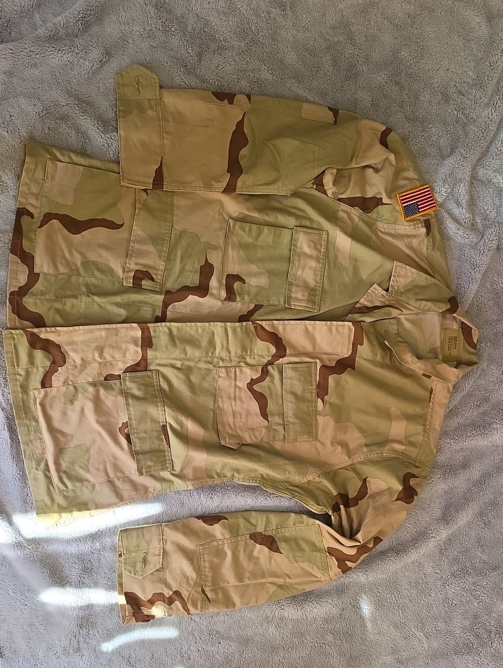 Men's Desert Camo Field Jacket - Tan/Brown